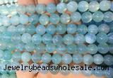AGBS356 15 inches 8mm round blue dragon veins agate beads wholesale