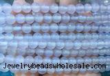 AGBS398 15 inches 6mm round purple agate beads wholesale