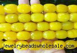 AGBS432 15 inches 13*18mm faceted drum agate beads wholesale