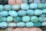 AMBS16 15 inches 12*16mm - 13*18mm faceted nuggets amazonite beads