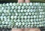 ASBS10 15 inches 8mm round green angelite gemstone beads wholesale