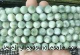 ASBS11 15 inches 10mm round green angelite gemstone beads wholesale