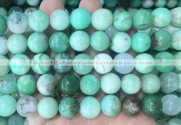 AUBS08 15 inches 12mm round australia chrysoprase gemstone beads wholesale