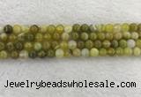CAA1952 15.5 inches 8mm round banded agate gemstone beads