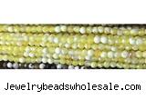CAA2893 15 inches 6mm faceted round fire crackle agate beads wholesale