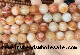 CAA4954 15.5 inches 14mm round Madagascar agate beads wholesale