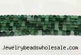 CAA5386 15.5 inches 6*7mm - 8*8mm nuggets agate gemstone beads