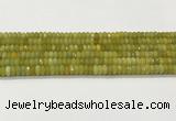 CAA5438 15.5 inches 6*8mm faceted rondelle agate gemstone beads