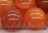 CAA5928 15 inches 14mm round red botswana agate beads