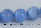 CAB649 15.5 inches 16mm round fire crackle agate beads wholesale