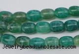CAG1620 15.5 inches 8*10mm egg-shaped peafowl agate gemstone beads