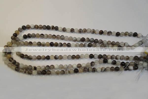 CAG2411 15.5 inches 6mm round Chinese botswana agate beads
