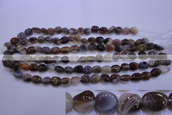 CAG2771 15.5 inches 8*12mm nuggets botswana agate beads wholesale