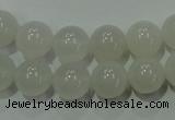 CAG4343 15.5 inches 10mm round white agate beads wholesale