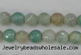 CAG4486 15.5 inches 6mm faceted round agate beads wholesale