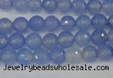 CAG4505 15.5 inches 8mm faceted round agate beads wholesale
