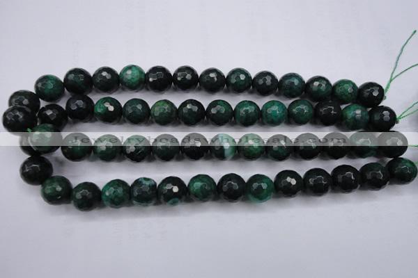 CAG5130 15.5 inches 14mm faceted round agate beads wholesale