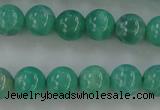CAG5301 15.5 inches 6mm round peafowl agate gemstone beads