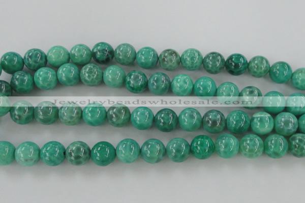CAG5304 15.5 inches 12mm round peafowl agate gemstone beads