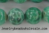 CAG5305 15.5 inches 14mm round peafowl agate gemstone beads