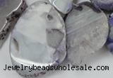 CAG5472 15.5 inches 16*22mm - 40*45mm freeform agate gemstone beads