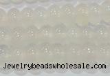 CAG6521 15.5 inches 5*8mm rondelle Brazilian white agate beads