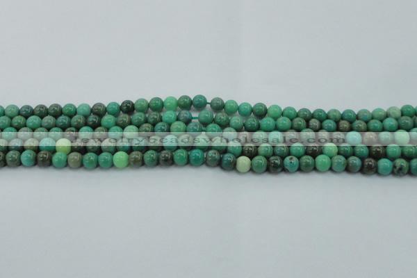CAG7904 15.5 inches 6mm round grass agate beads wholesale