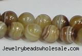 CAG939 16 inches 12mm round madagascar agate gemstone beads