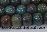 CAG9509 15.5 inches 11*14mm drun blue crazy lace agate beads