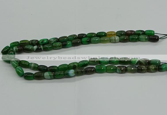 CAG9625 15.5 inches 8*12mm drum dragon veins agate beads wholesale