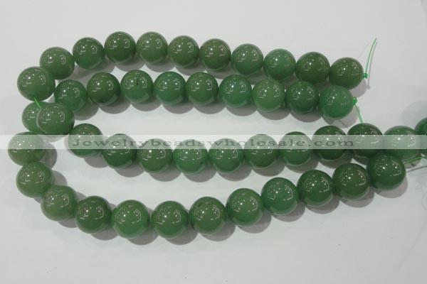 CAJ407 15.5 inches 18mm round green aventurine beads wholesale