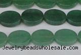 CAJ678 15.5 inches 10*14mm oval green aventurine beads