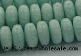 CAM1535 15.5 inches 8*14mm rondelle natural peru amazonite beads