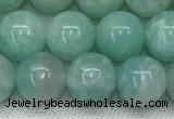 CAM1687 15.5 inches 8mm round natural amazonite beads wholesale