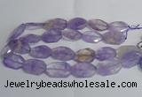 CAN175 20*30mm - 25*35mm twisted & faceted freeform ametrine beads