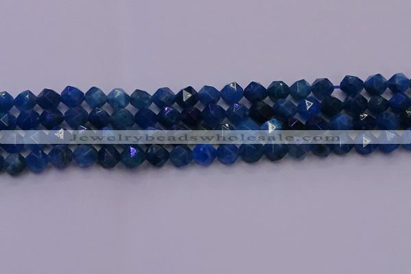 CAP571 15.5 inches 6mm faceted nuggets apatite gemstone beads