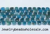 CAP701 15.5 inches 8mm faceted square apatite beads