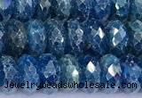 CAP748 15 inches 5*8mm faceted rondelle apatite beads
