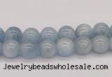 CAQ115 15.5 inches 6mm round AA grade natural aquamarine beads