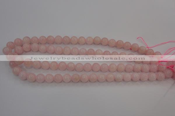 CAQ484 15.5 inches 12mm round natural pink aquamarine beads