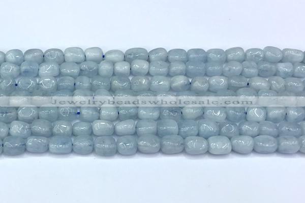 CAQ940 15 inches 6*6mm – 6*8mm nuggets aquamarine beads