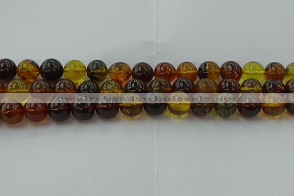 CAR506 15.5 inches 14mm - 15mm round natural amber beads wholesale