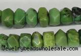 CAU32 15.5 inches 8*12mm nugget australia chrysoprase beads wholesale
