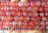 CCBS155 15 inches 10mm faceted prism agate beads wholesale