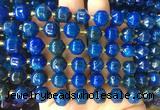 CCBS158 15 inches 10mm faceted prism agate beads wholesale