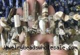 CBBS182 Top drilled 8*28mm - 9*30mm hexahedral prism australian zebra jasper beads