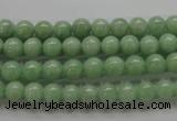 CBJ326 15.5 inches 6mm round AA grade natural jade beads