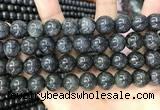 CBJ561 15.5 inches 12mm round black jade beads wholesale