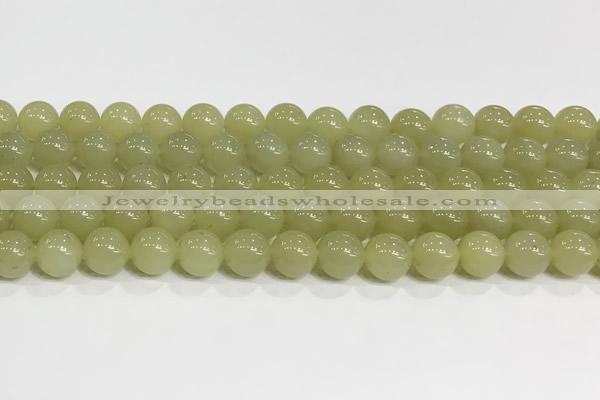 CBJ750 15 inches 12mm round hetian jade gemstone beads