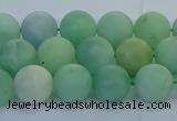 CBJ82 15.5 inches 8mm round matte jade gemstone beads wholesale